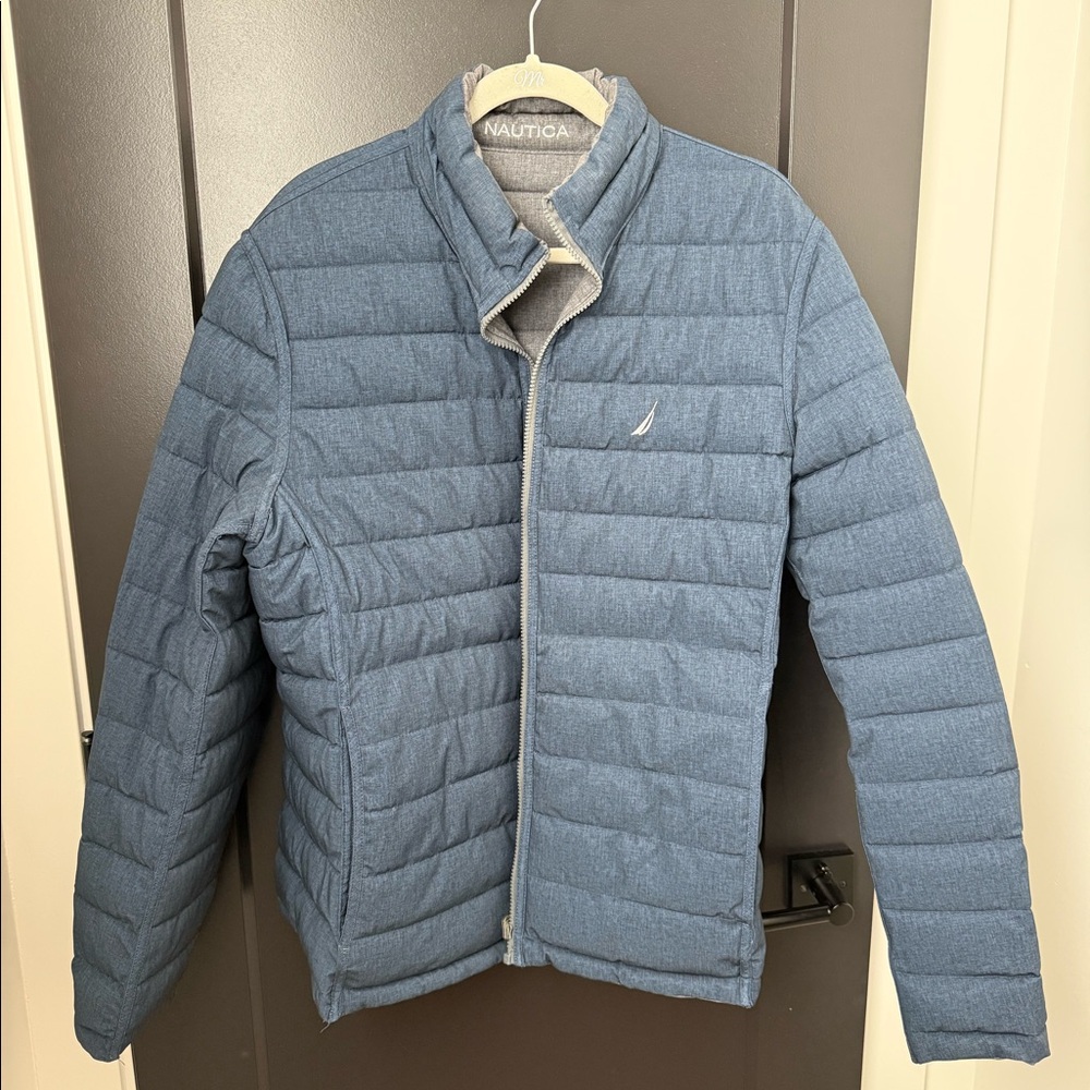 Men’s Nautica Reversible Puffer Jacket size L